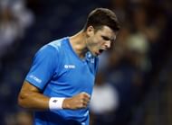 Hubert Hurkacz at the 2021 National Bank Open.